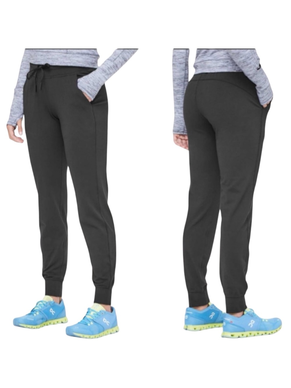 Lululemon Ready To Rulu Pant 6 Joggers Pockets Black Stretch Soft Lightweight